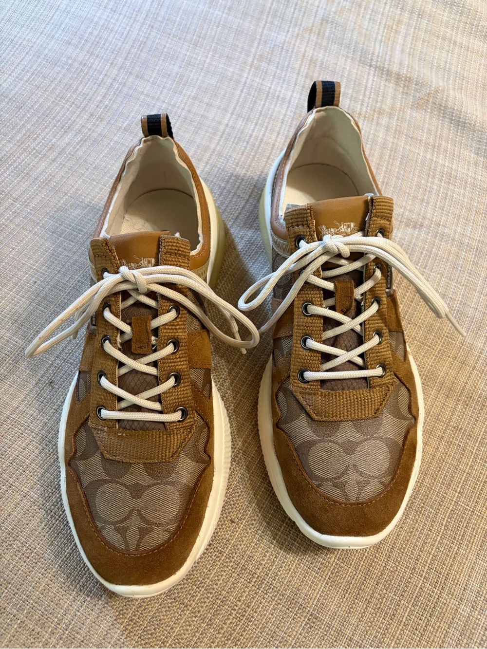 Coach Men’s Tan/Brown CitySole runners.
